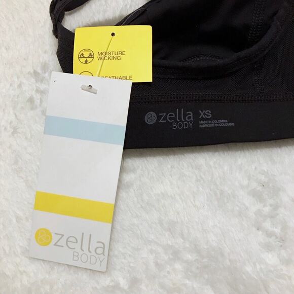 Zella NWT Black Sports Bra Women XS - Picture 10 of 11